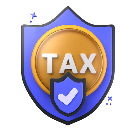Tax Security  3D Icon