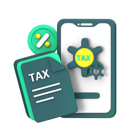 Tax Service  3D Icon