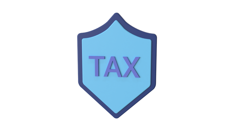 Tax Shield  3D Icon