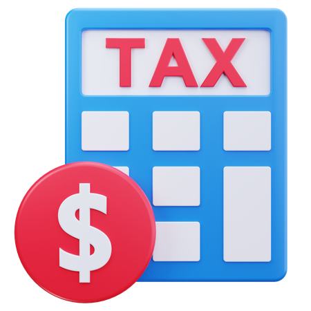 Tax Table  3D Icon