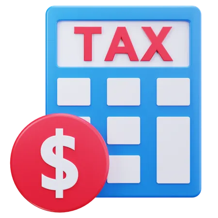 Tax Table  3D Icon