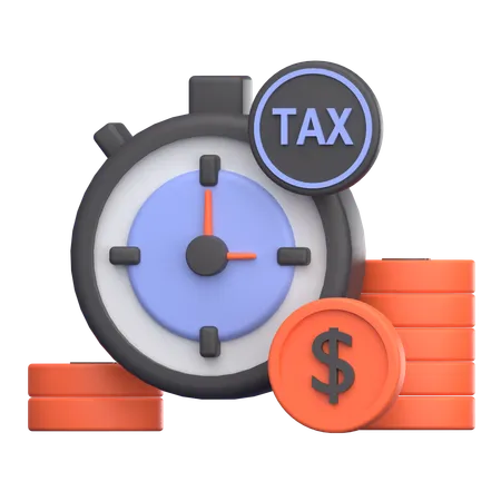 Tax Time  3D Icon