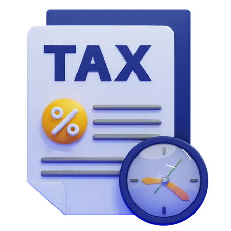 Tax Time  3D Icon