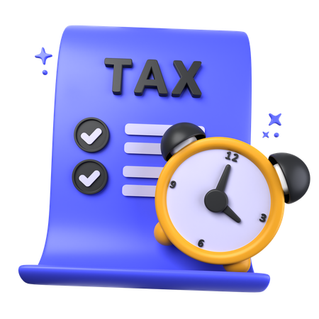 Tax Time  3D Icon