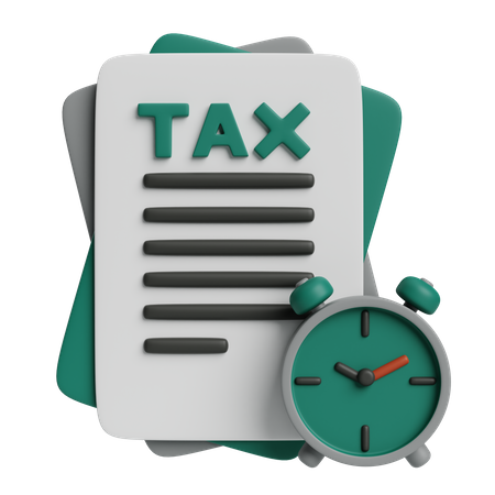 Tax Time  3D Icon