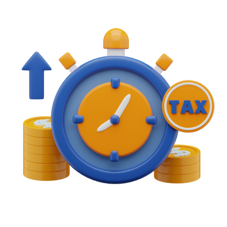 Tax Time  3D Icon