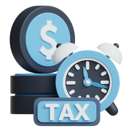 Tax Time  3D Icon