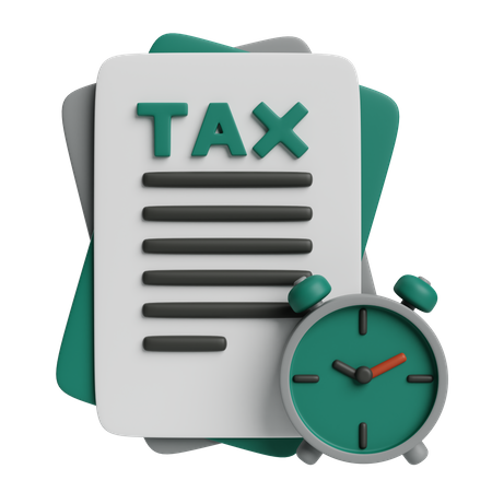 Tax Time  3D Icon