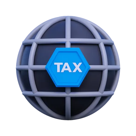 Tax World  3D Icon