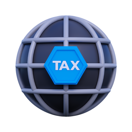 Tax World  3D Icon