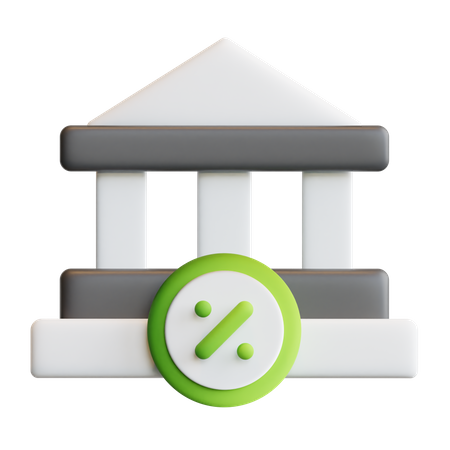 Taxa bancária  3D Icon