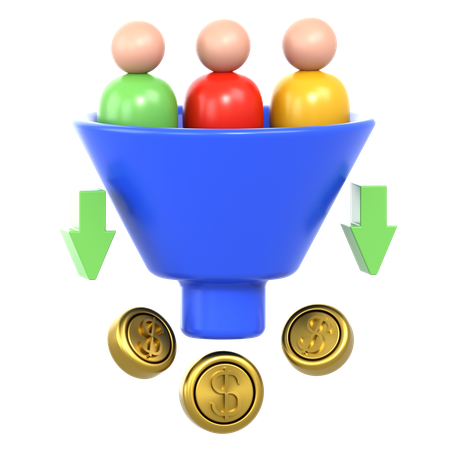 Taxa de conversão  3D Icon