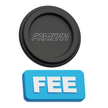 Taxa de fartcoin  3D Icon