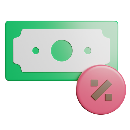 Taxa de juro  3D Icon