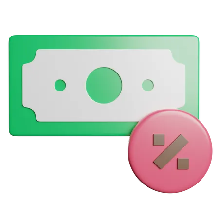 Taxa de juro  3D Icon