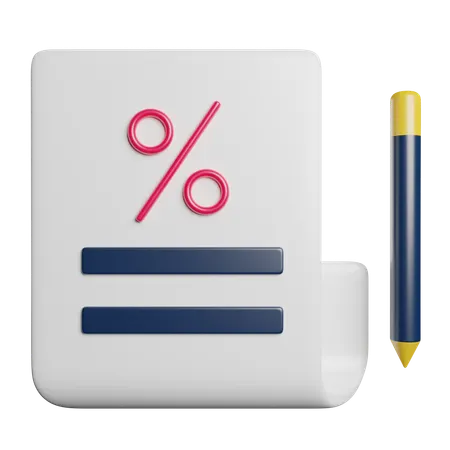 Taxation  3D Icon