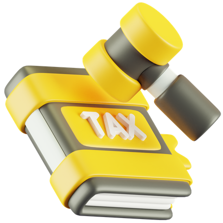 Taxation Book  3D Icon