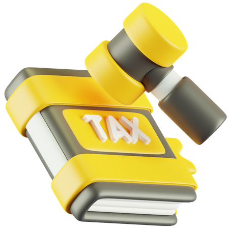 Taxation Book  3D Icon