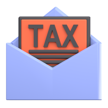 Taxation Latter  3D Icon