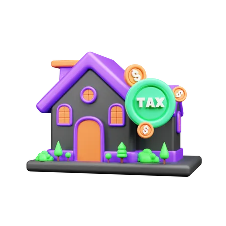 Taxe d'habitation  3D Icon