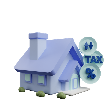 Taxe de propriété  3D Icon