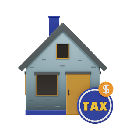 Taxe de propriété  3D Icon