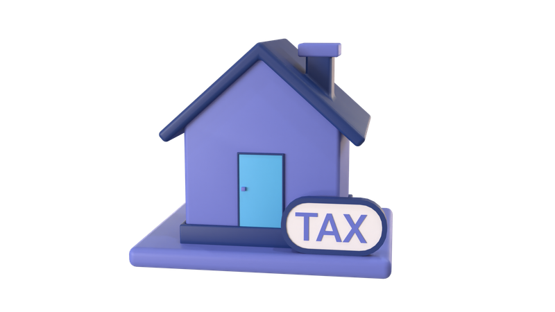 Taxe d'habitation  3D Icon