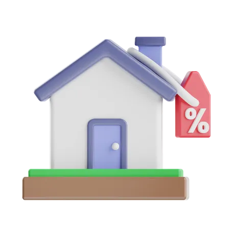 Taxe d'habitation  3D Illustration