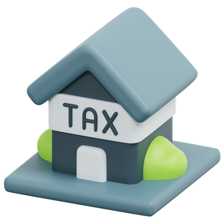 Taxe de propriété  3D Icon