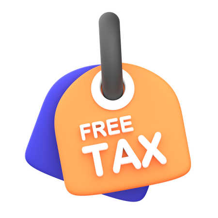 Taxe gratuite  3D Icon