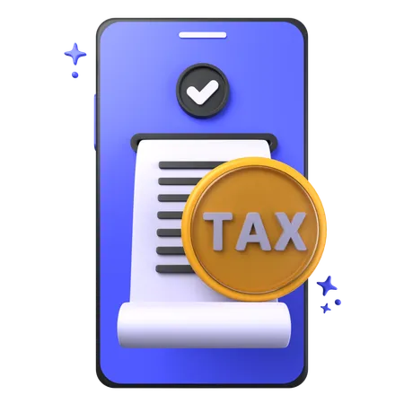 Taxe mobile  3D Icon