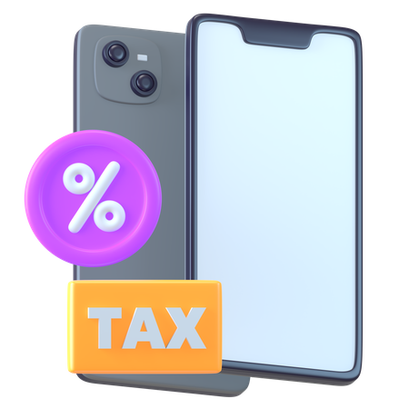 Taxe sur les produits  3D Icon