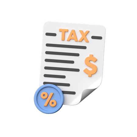 Taxes  3D Icon