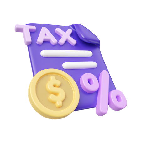 Taxes  3D Icon