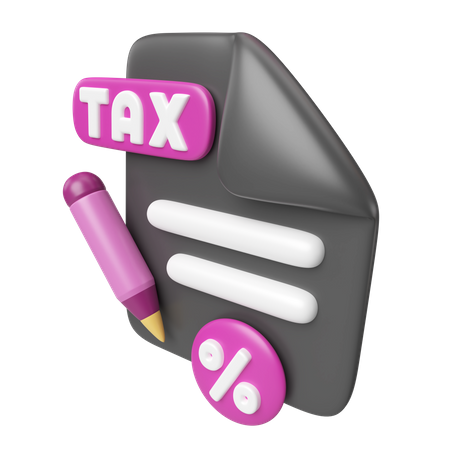 Taxes  3D Icon