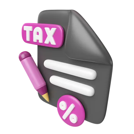 Taxes  3D Icon