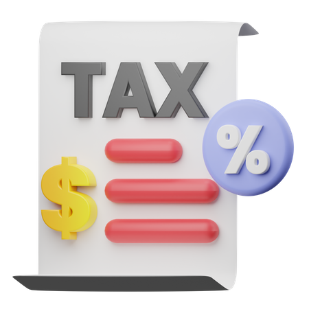 Taxes  3D Illustration