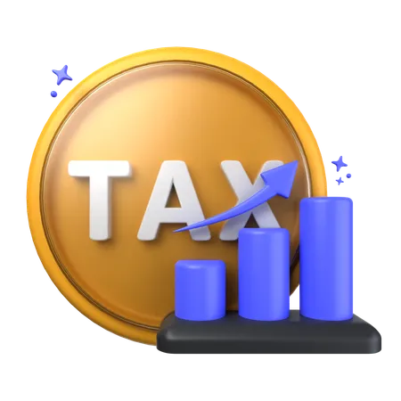 TaxGrowth Chart  3D Icon