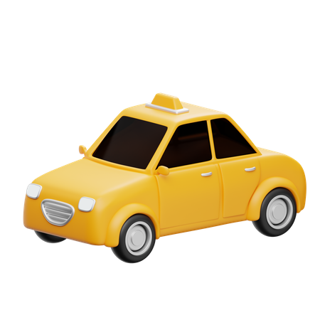 Taxi  3D Icon
