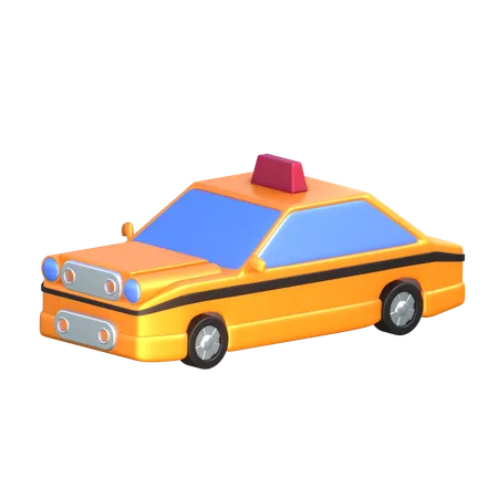 Taxi 3 D Transportation Icon 3D Icon