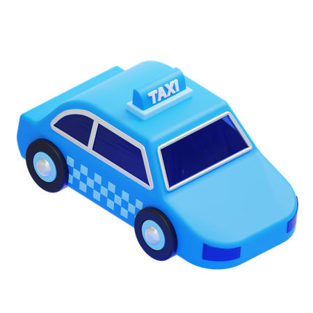 Taxi  3D Icon