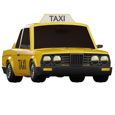 Taxi  3D Icon