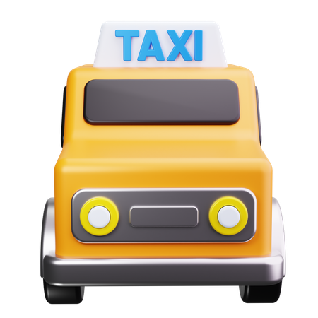 Taxi  3D Icon