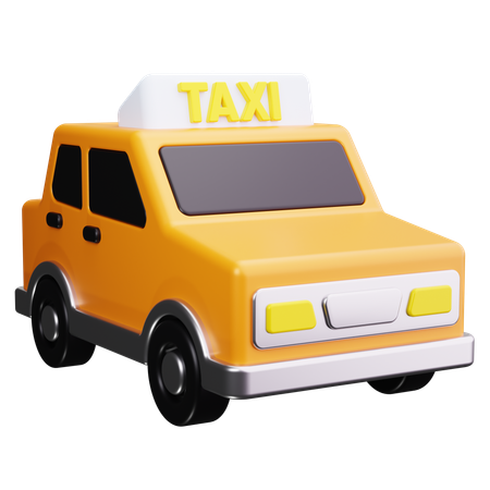 Taxi  3D Icon