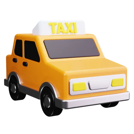 Taxi  3D Icon