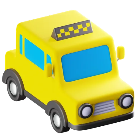 Taxi  3D Icon