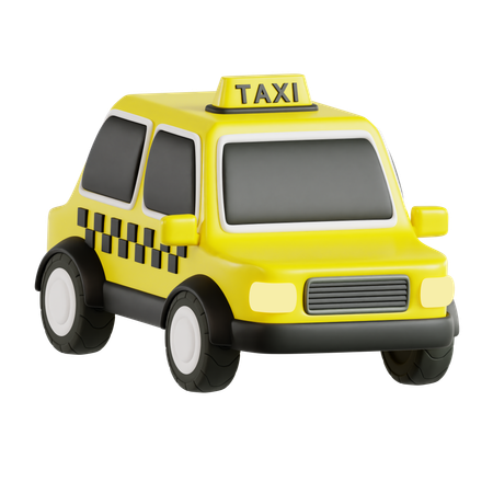 Taxi  3D Icon