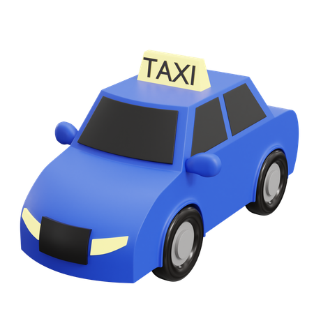 タクシー  3D Icon