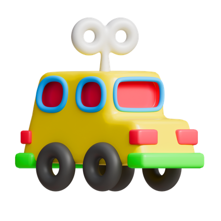 タクシー  3D Icon