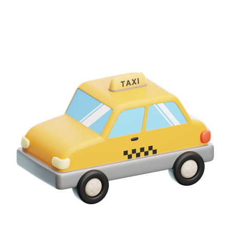 Taxi  3D Icon
